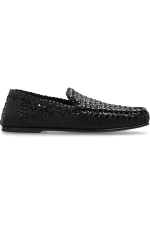 Dolce & Gabbana Buty, Mężczyzna, Czarny, 41 EU, Len, Skórzane buty