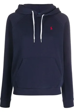 Ralph Lauren Bluzy, Kobieta, Niebieski, M, Bawełna, Bluza z kapturem Casual