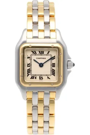 Cartier Pre-owned, Kobieta, Żółty, ONE SIZE, Pre-owned Vintage Zegarki z Żółtego Złota