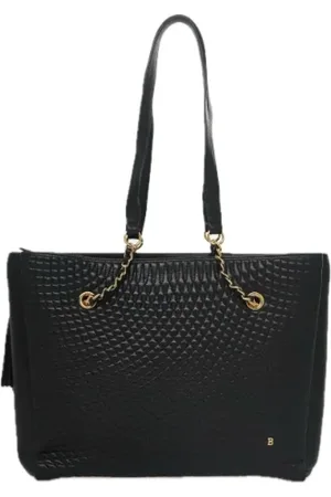 Bally Pre-owned, Kobieta, Czarny, ONE SIZE, Skóra, Pre-owned Skórzane torebki