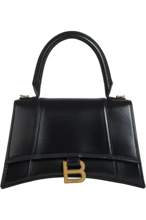 Balenciaga Torebki, Kobieta, Czarny, ONE SIZE, Skóra, Mała Torebka Hourglass