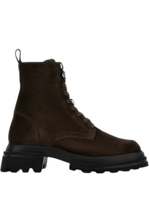 Hogan Buty, Kobieta, brązowy, 36 EU, Skóra, Trampki sznurowane