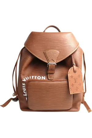 LOUIS VUITTON Pre-owned, Mężczyzna, brązowy, ONE SIZE, Skóra, Pre-owned Leather backpacks