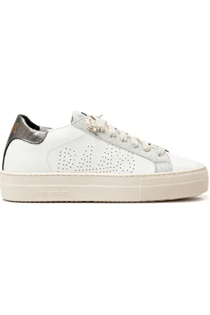 P448 Buty, Kobieta, Biały, 37 EU, Białe Sneakersy F23Thea-W