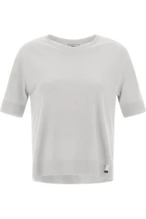 HERNO Koszulki, Kobieta, Biały, M, Bawełna, T-Shirt
