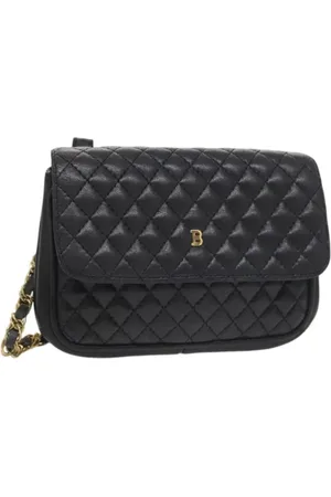 Bally Pre-owned, Kobieta, Niebieski, ONE SIZE, Skóra, Pre-owned skórzane torby na ramię