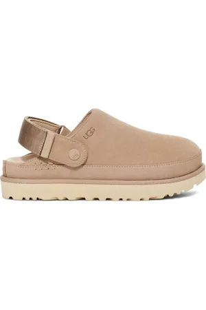 UGG Buty, Kobieta, Beżowy, 42 EU, Zamsz, Klapki Goldenstar