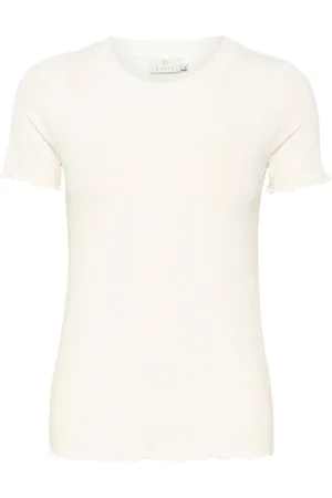 Kaffe Koszulki, Kobieta, Biały, S, T-Shirts
