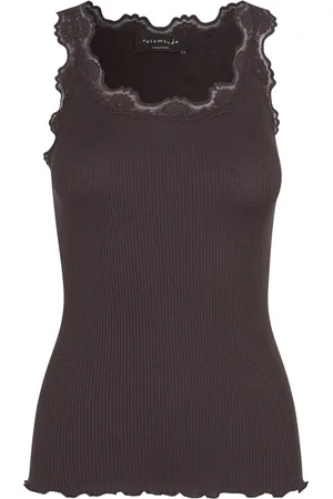 Rosemunde Koszulki, Kobieta, brązowy, S, Bawełna, Sleeveless Tops