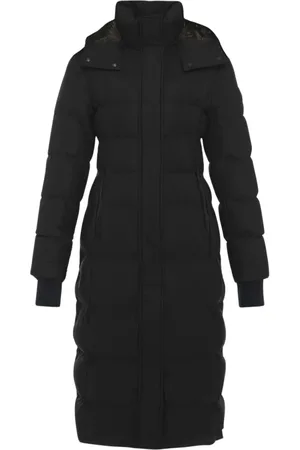 Moose Knuckles Płaszcze, Kobieta, Czarny, S, Czarna Parka