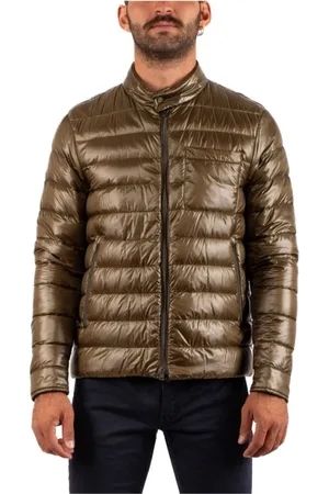 HERNO Kurtki, Mężczyzna, Zielony, 2XL, Kurtka Blouson