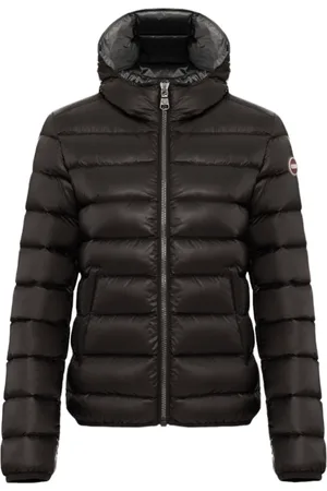 Colmar Kurtki, Kobieta, Czarny, XL, Nylon, Puchowa Kurtka z Kapturem