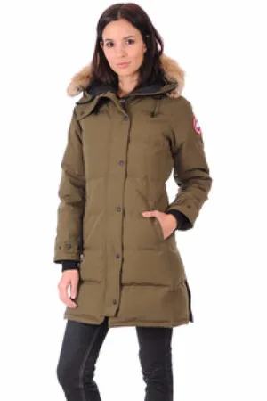 Canada Goose Płaszcze, Kobieta, Zielony, M, Kurtka Puchowa Shelburne