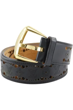 LOUIS VUITTON Pre-owned, Mężczyzna, Czarny, ONE SIZE, Skóra, Pre-owned Leather belts