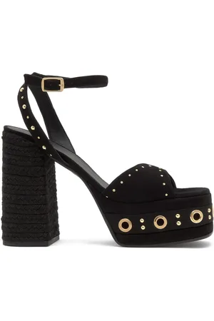 Castaner Buty, Kobieta, Czarny, 41 EU, Zamsz, Sandały z obcasem 13 cm