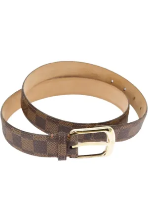 LOUIS VUITTON Pre-owned, Kobieta, brązowy, ONE SIZE, Skóra, Pre-owned Canvas belts