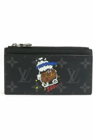 LOUIS VUITTON Pre-owned, Mężczyzna, Czarny, ONE SIZE, Pre-owned portfele płócienne