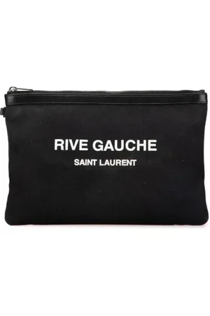 Saint Laurent Pre-owned, Kobieta, Czarny, ONE SIZE, Skóra, Pre-owned Canvas clutches