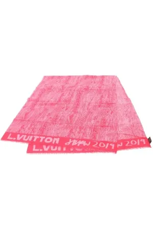 LOUIS VUITTON Pre-owned, Kobieta, Różowy, ONE SIZE, Pre-owned Canvas scarves