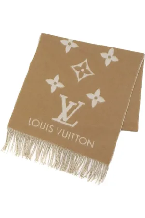 LOUIS VUITTON Pre-owned, Kobieta, Beżowy, ONE SIZE, Kaszmir, Pre-owned Cashmere scarves