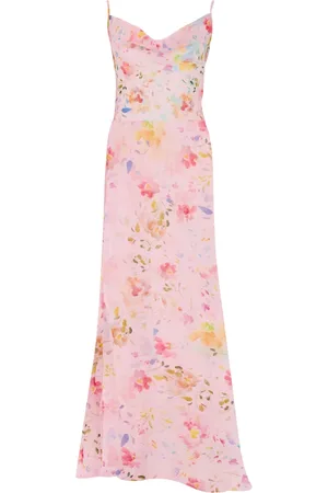 Mar De Margaritas Sukienki, Kobieta, Różowy, M, Różowa Elegancka Sukienka