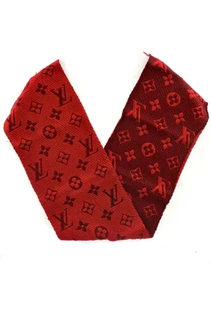 LOUIS VUITTON Pre-owned, Kobieta, Czerwony, ONE SIZE, Wełna, Pre-owned Wool scarves