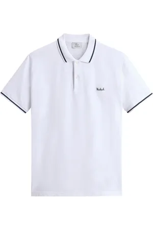 Woolrich Koszulki, Mężczyzna, Biały, M, Polo z Grafiką Biały