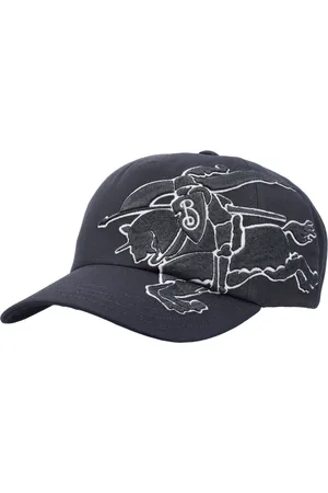 Burberry Akcesoria, unisex, Czarny, L, Equestrian Knight Design Baseball Cap