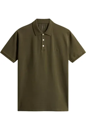 Woolrich Koszulki, Mężczyzna, Zielony, L, Bawełna, Klasyczna koszulka polo na lato