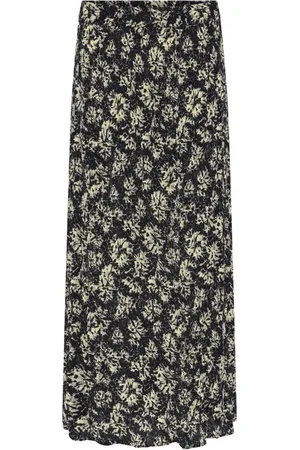 Heartmade Spódnice, Kobieta, Czarny, XL, Elegancka Spódnica Z Marszczeniami