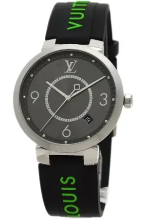 LOUIS VUITTON Pre-owned, Mężczyzna, Szary, ONE SIZE, Pre-owned Stainless Steel watches