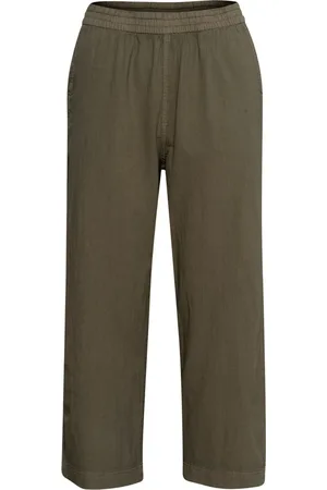 Kaffe Spodnie, Kobieta, brązowy, M, Bawełna, Wide Trousers