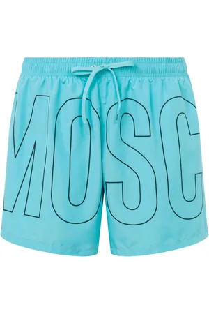 Moschino Stroje kąpielowe, Mężczyzna, Niebieski, XL, Kostium kąpielowy Celeste Ss 25