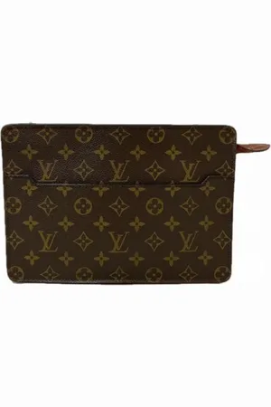 LOUIS VUITTON Pre-owned, Mężczyzna, brązowy, ONE SIZE, Pre-owned Canvas clutches