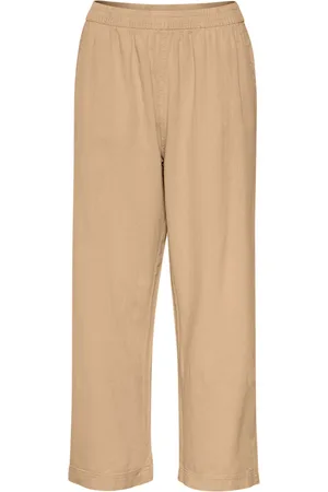 Kaffe Spodnie, Kobieta, Beżowy, XS, Wide Trousers