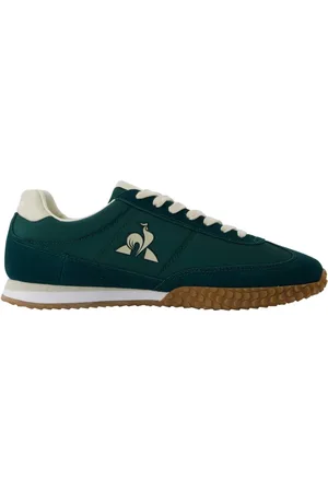 Le Coq Sportif Buty, Mężczyzna, Zielony, 43 EU, Zielone Sportowe Tenisówki z Tekstylnego Materiału