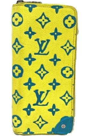 LOUIS VUITTON Pre-owned, Mężczyzna, Żółty, ONE SIZE, Pre-owned portfele płócienne