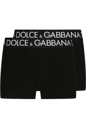 Dolce & Gabbana Bielizna, Mężczyzna, Czarny, M, Czarny Elastyczny Pas Z Logo Komplet Bielizny