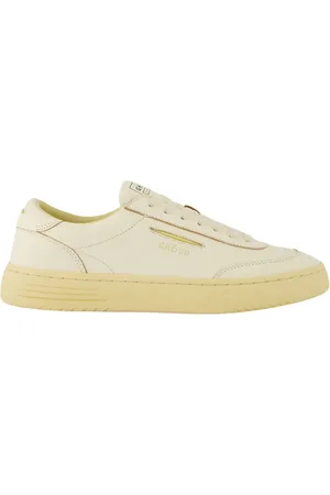 Ghoud Buty, Mężczyzna, Beżowy, 43 EU, Zamsz, Ivory Zamszowe Skórzane Sneakersy