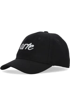 Arte Antwerp Akcesoria, unisex, Czarny, ONE SIZE, Zakrzywiony daszek z haftowanym logo wełniany czapka