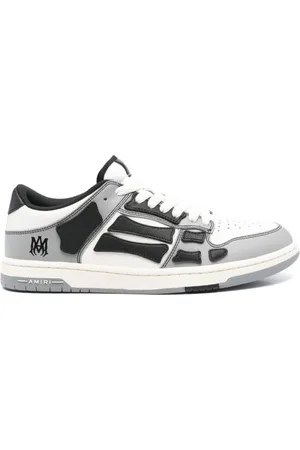 AMIRI Buty, Mężczyzna, Wielobarwność, 40 EU, Czarne Sneakersy Wiązane Płaska Podeszwa
