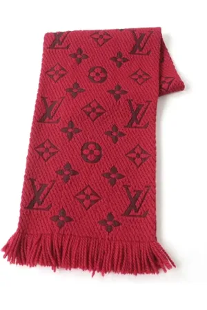 LOUIS VUITTON Pre-owned, Kobieta, Czerwony, ONE SIZE, Wełna, Pre-owned Canvas scarves