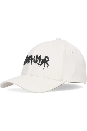 DISCLAIMER Akcesoria, unisex, Biały, ONE SIZE, Krzywa daszek z logo w kolorze mleka