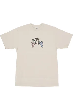 Huf Koszulki, Mężczyzna, Beżowy, M, Męska Koszulka Stone Choke Tee