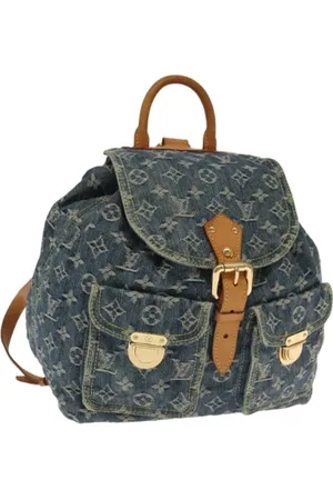 LOUIS VUITTON Pre-owned, Kobieta, Niebieski, ONE SIZE, Denim, Pre-owned Denim backpacks