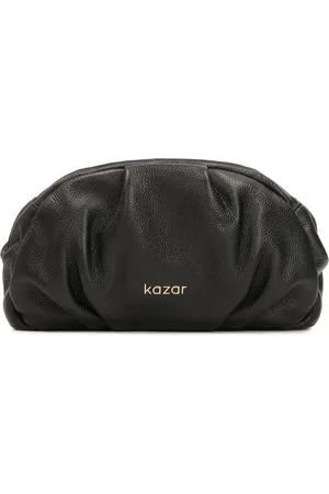 Kazar Torebki, Kobieta, Czarny, ONE SIZE, Czarna skórzana kopertówka