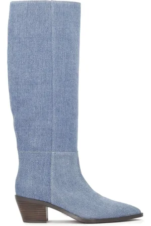 Kazar Buty, Kobieta, Niebieski, 35 EU, Denim, Slip-on denim cowboy buty