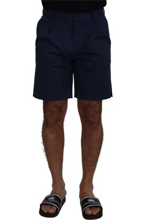 Dolce & Gabbana Szorty, Mężczyzna, Niebieski, S, Bawełna, Eleganckie niebieskie szorty Chino