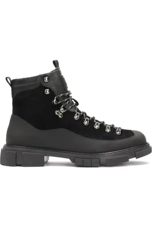 Kazar Buty, Mężczyzna, Czarny, 39 EU, Skóra, Buty na sznurówki wzmocnione gumowym wkładem