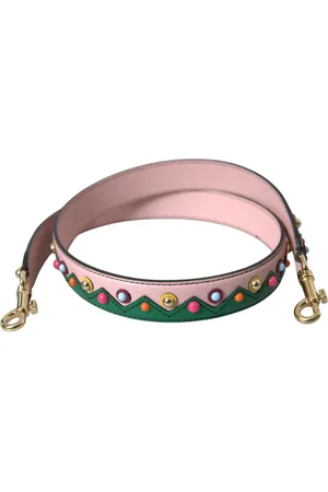 Dolce & Gabbana Torebki, Kobieta, Wielobarwność, ONE SIZE, Różowa Skórzana Torba na Ramię Akcesorium